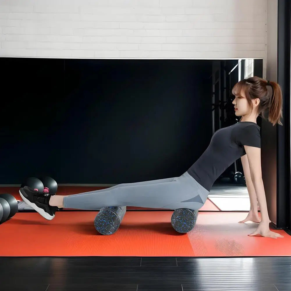 Foam Back Roller Smooth Foam Roller Lightweight Travel Foam Roller Practical Pilates Roller Exercise Foam Roller For Back Legs