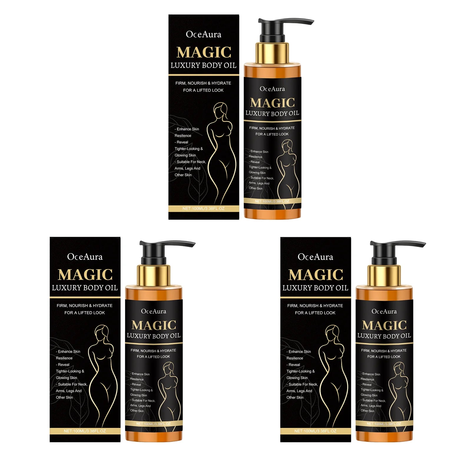 Body Oil Magic Luxury Improving Elasticity Keep Brightening Nourish Improve Sagging Smooth Moisturizing Massage Essential Oil