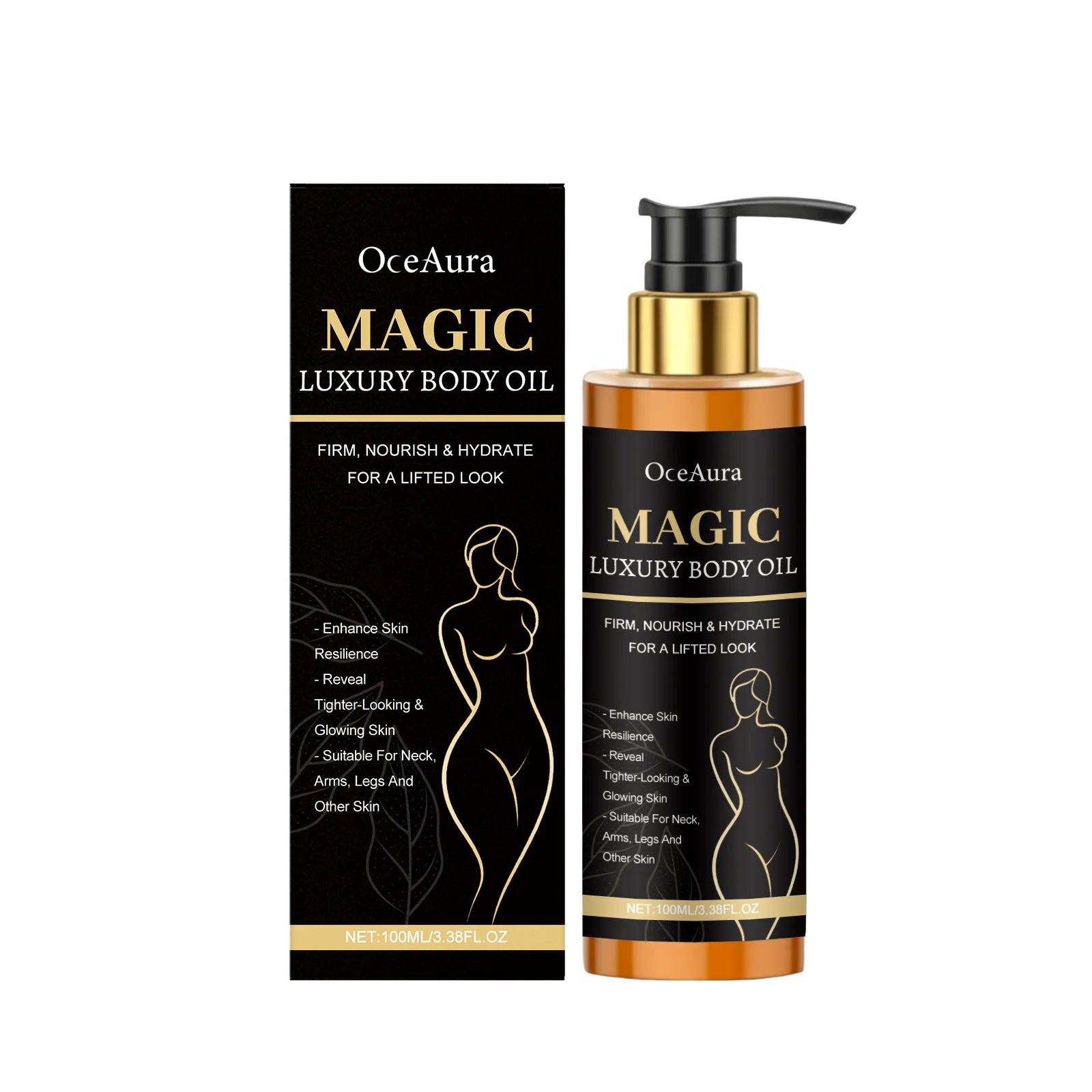 Body Oil Magic Luxury Improving Elasticity Keep Brightening Nourish Improve Sagging Smooth Moisturizing Massage Essential Oil