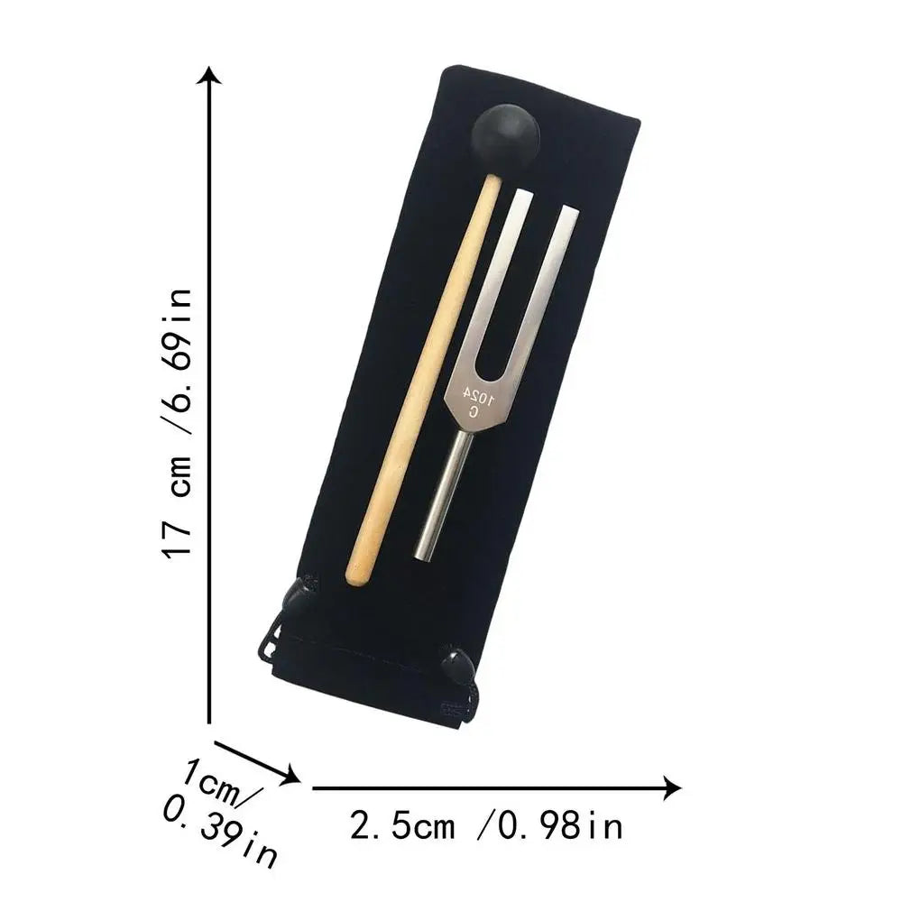 Energy Tuning Fork 512Hz / 1024 Hz Music Healing Tool Aluminum Alloy Sound Healing Instrument For Release Stress Relaxing Body