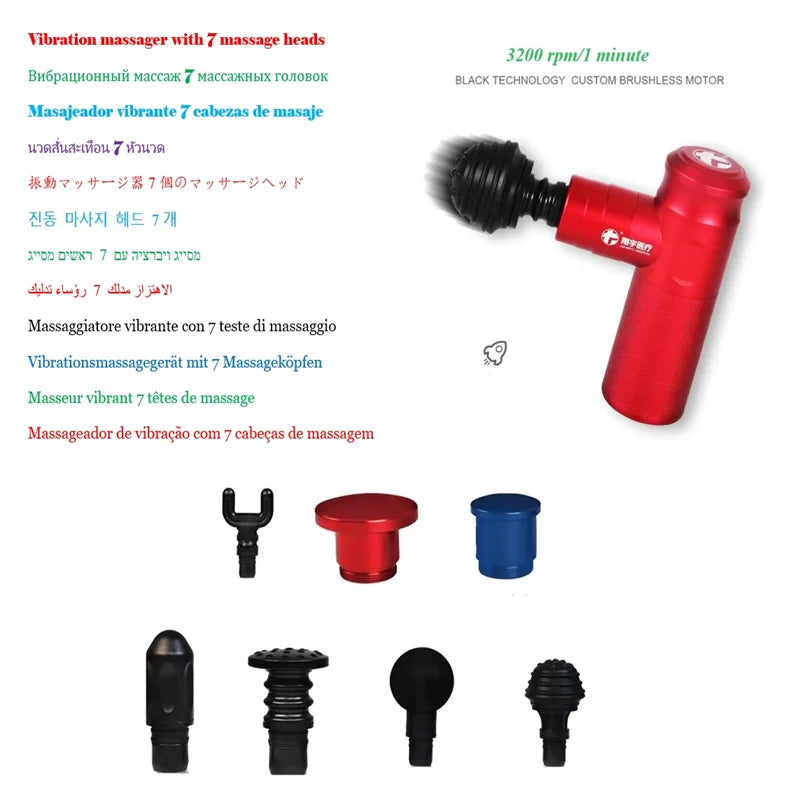 Massager with 7 massage heads