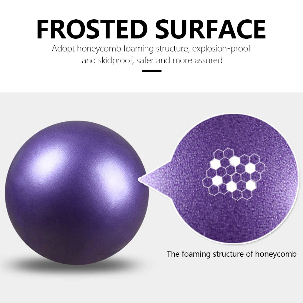 25cm Pilates Ball Explosion-proof Yoga Core Ball Indoor Balance Exercise Gym Ball for Fitness Pilates Equipment