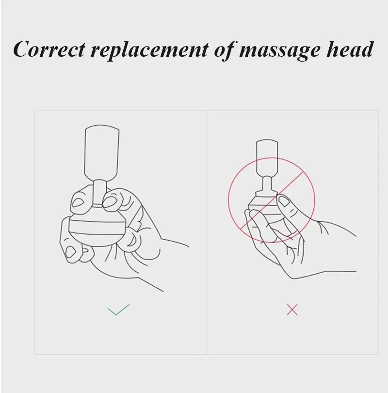 Massager with 7 massage heads