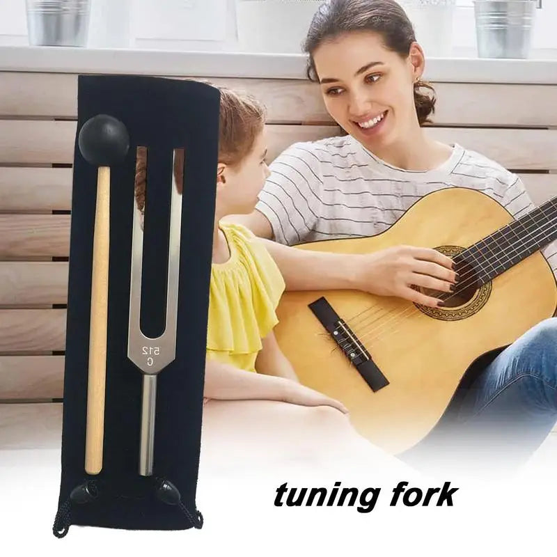 Energy Tuning Fork 512Hz / 1024 Hz Music Healing Tool Aluminum Alloy Sound Healing Instrument For Release Stress Relaxing Body