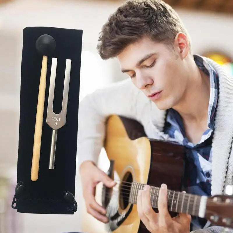 Energy Tuning Fork 512Hz / 1024 Hz Music Healing Tool Aluminum Alloy Sound Healing Instrument For Release Stress Relaxing Body