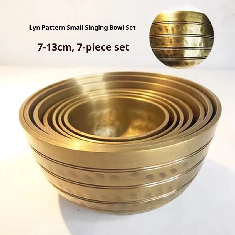 Singing Bowl Nepalese Handmade Brahma Wood Fruit Buddha Sound Bowl Yoga Meditation Sanskrit Sound Bowl Healing Bowl Copper