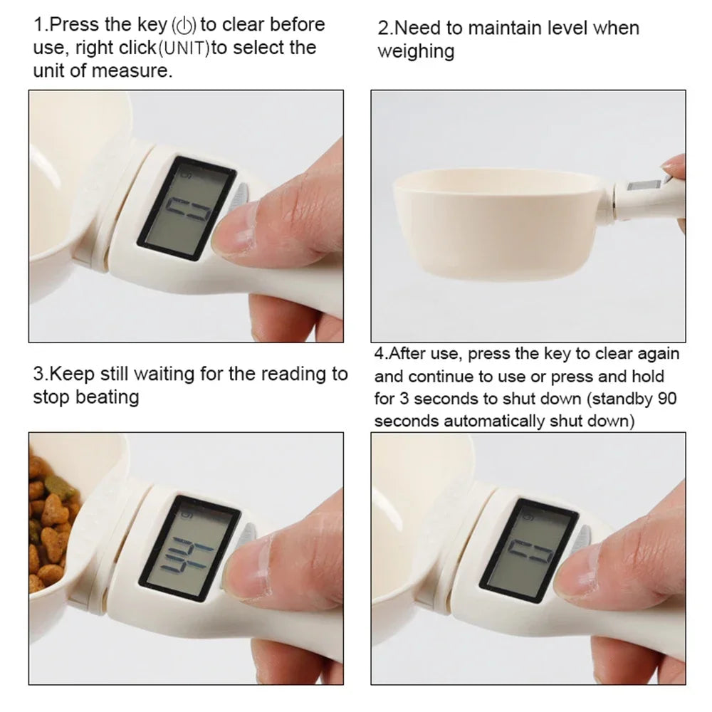 800g Bowl Shaped Food Scale High-precision Small Electronic Scale Kitchen Scale Gram Scale  Spoon Scale Electronic Spoon Scale