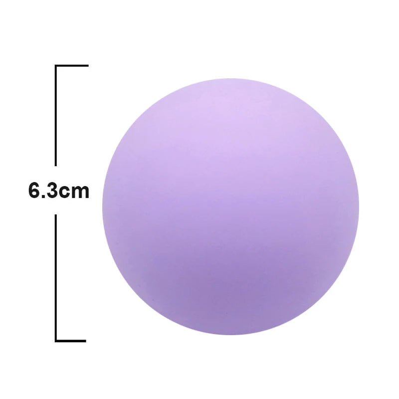 Massage Lacrosse Ball For Muscle Relax Shoulders Neck Back Foot Body Deep Tissue Trigger Point Muscle Knots Yoga Fitness Massage