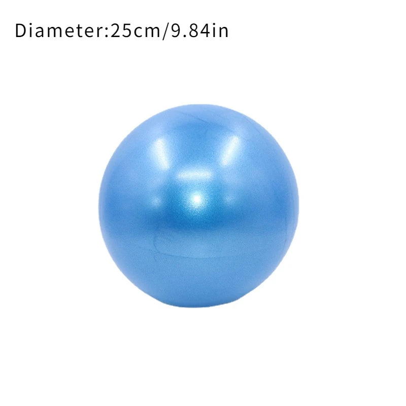 25cm Pilates Ball Explosion-proof Yoga Core Ball Indoor Balance Exercise Gym Ball for Fitness Pilates Equipment