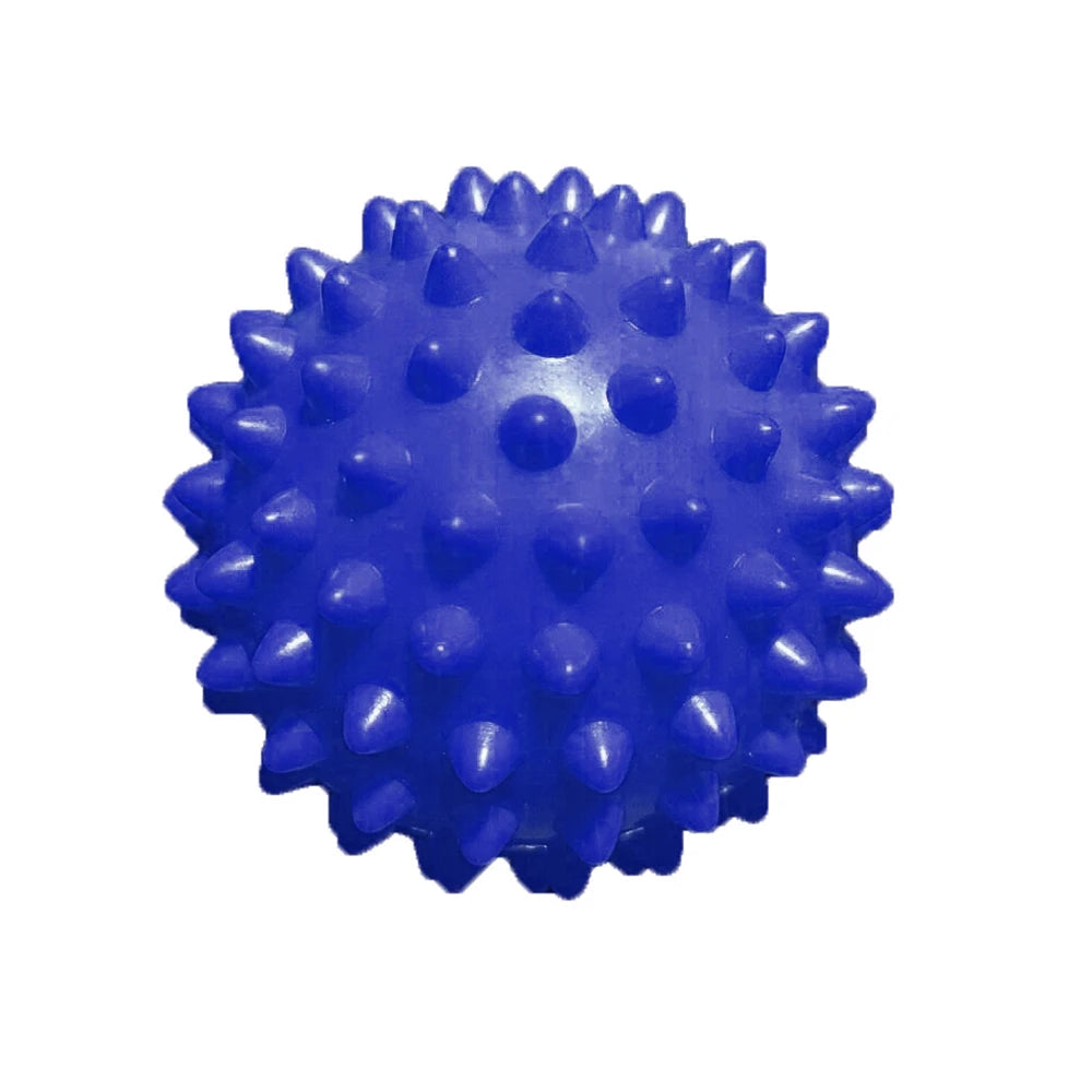 Massage Lacrosse Ball, Spiky Massage Ball, for Deep Tissue, Trigger Point and Myofascial Release, Muscle Knots, and Yoga Therapy