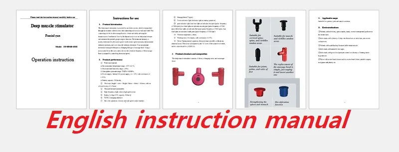 Massager with 7 massage heads