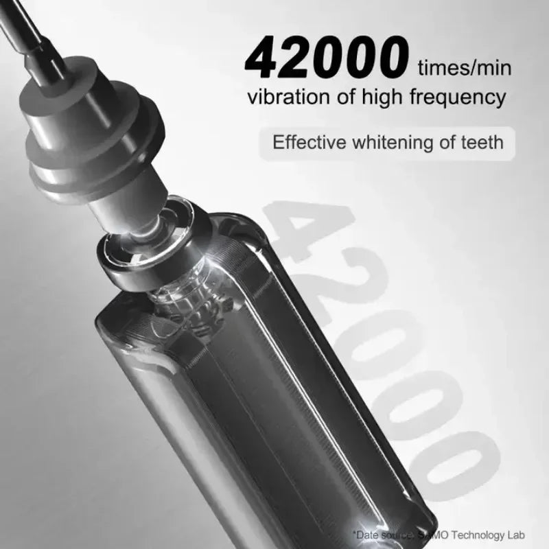 Electric Toothbrush Comes Brush Heads A Rechargeable Portable Electric Whitening Toothbrush with Holder and Travel Case