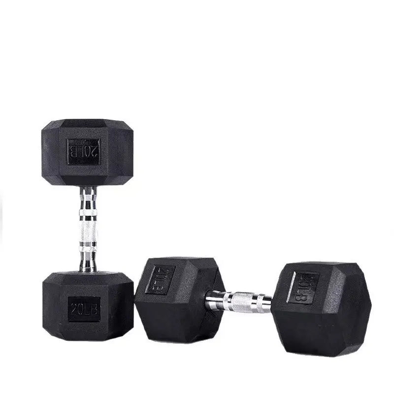 Dumbbell 2.5KG-20KG Rubber Encased Home Gym Dumbbells Weight for Women Men Hand Weights for Home Gym Strength Training