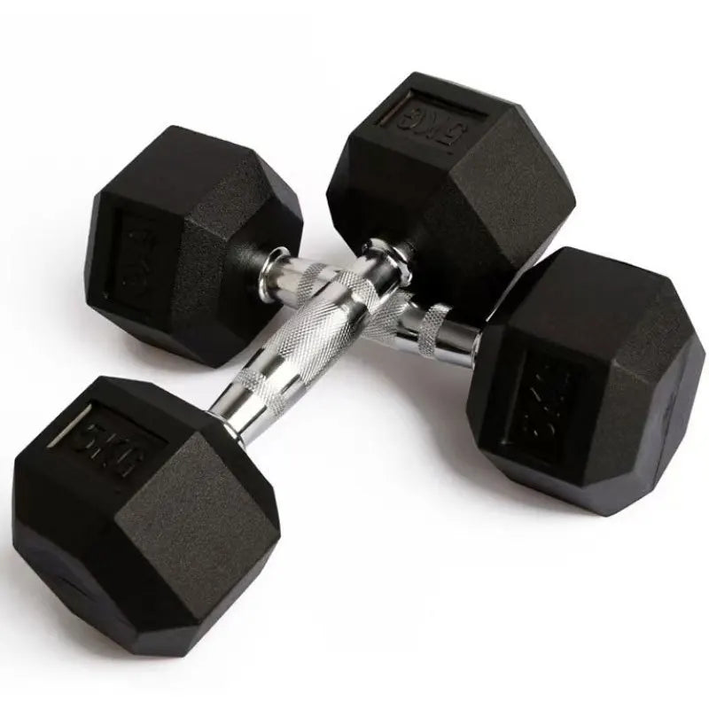 Dumbbell 2.5KG-20KG Rubber Encased Home Gym Dumbbells Weight for Women Men Hand Weights for Home Gym Strength Training