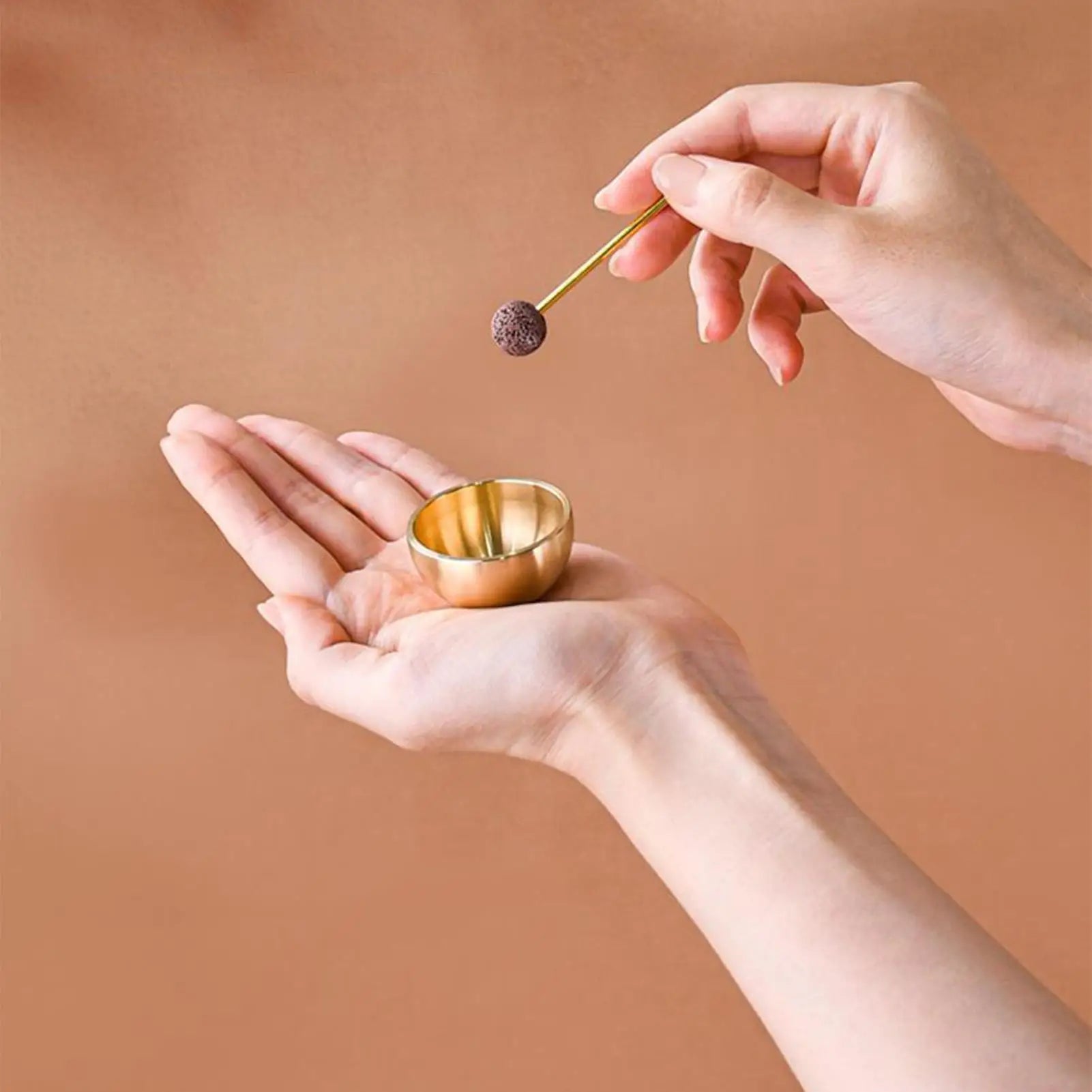 Singing Bowl Mini Relaxation Instruments Sound Bowls for Healing for Stress Relief Self-Regulation Yoga Mindfulness Chakra