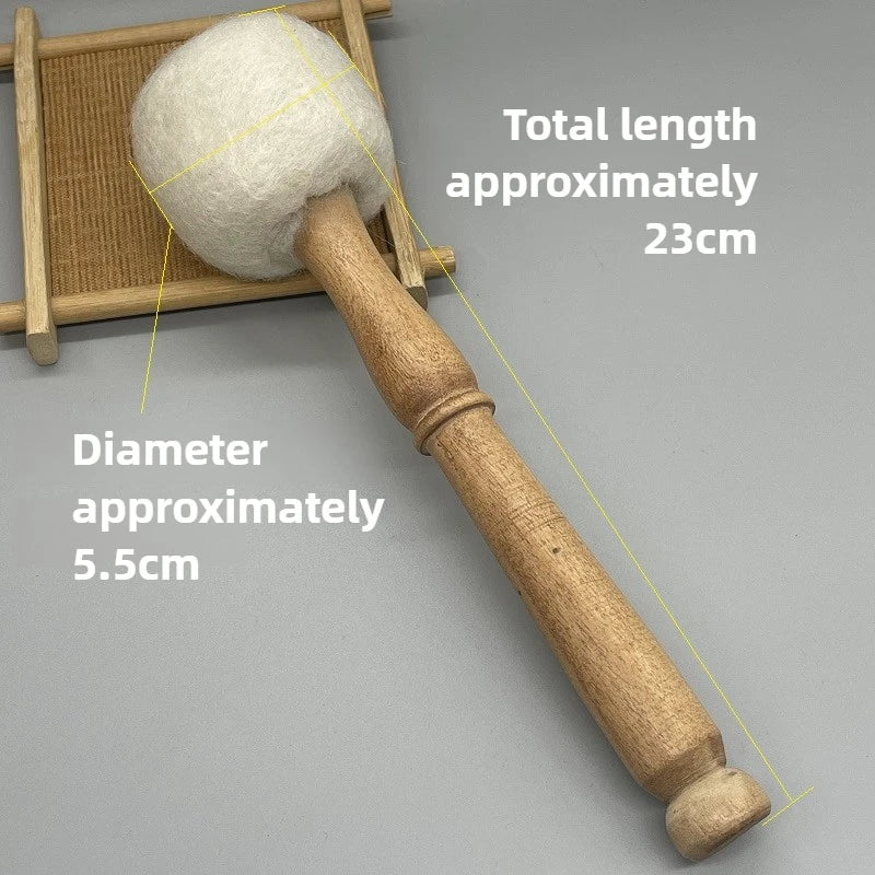 Wool Felt Singing Bowl Sticks Nepalese Handmade Sound Bowl Hammer Professional Percussion Sound Therapy Bowls Accessories