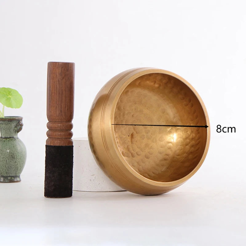 1 Set Of Singing Bowls -100% Hand-Hammered In Nepal Sound Bowl For Meditation, Yoga, Chakra, Meditation Accessories