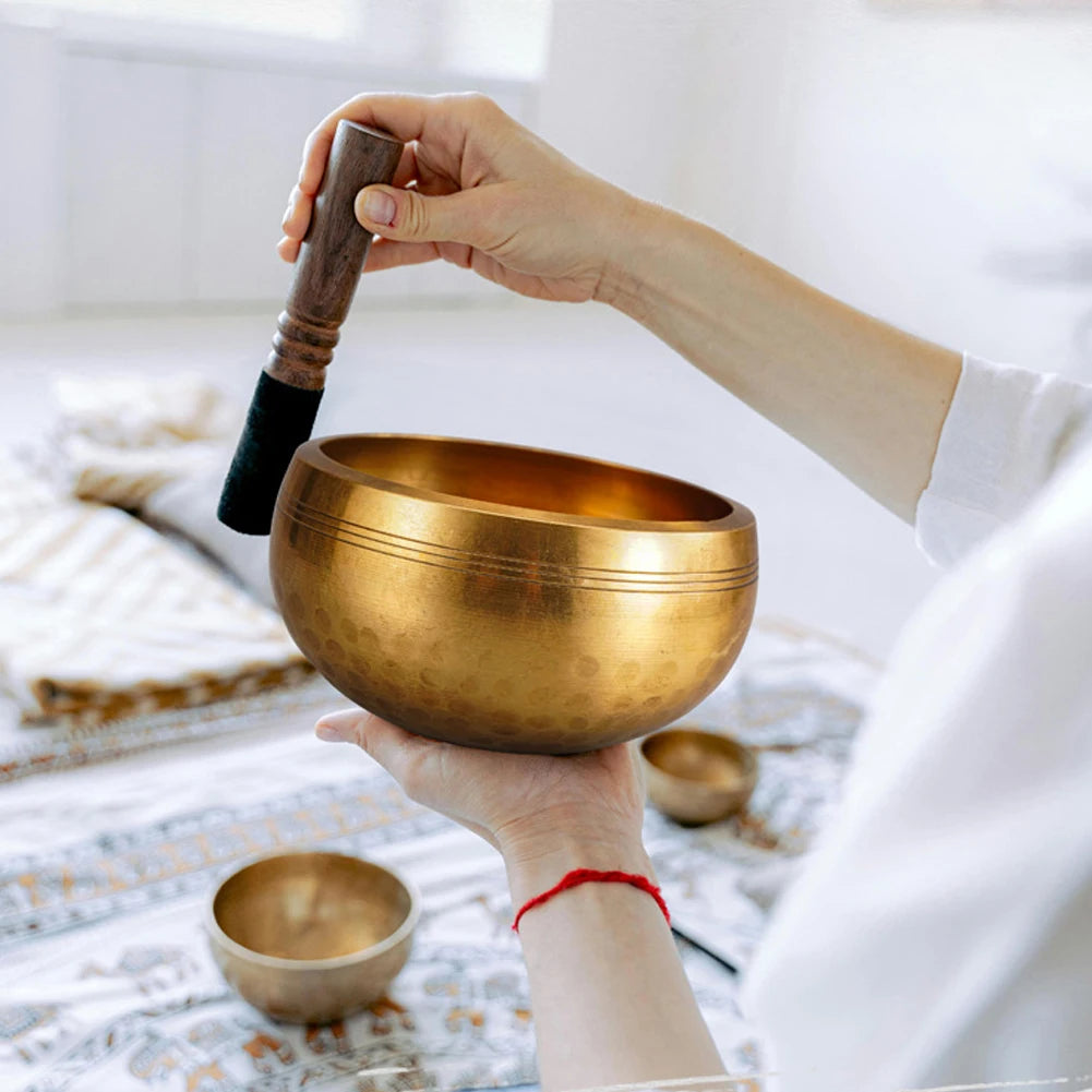 Yoga Meditation Bowl Meditation Sound Bowl Relief Tool Yoga Meditation Chanting Bowl Percussion Instruments