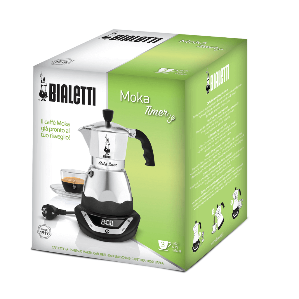 Bialetti Moka Timer Electric Coffee Maker (UK Plug)