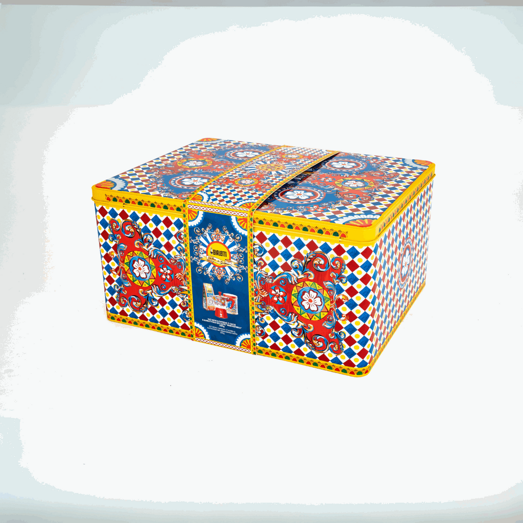 Bialetti X Dolce&Gabbana Sicilian Cart Gift Set (Moka 3 Cup and Coffee)
