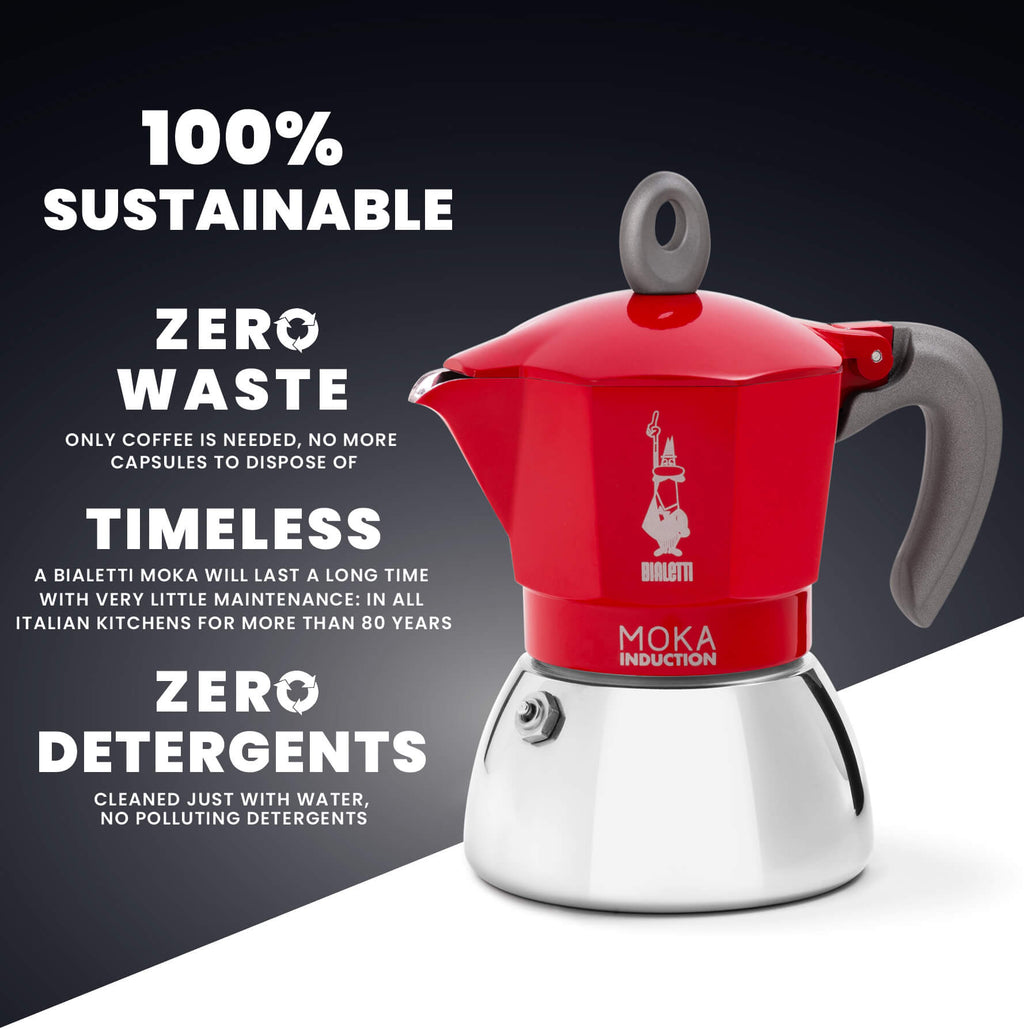 Bialetti Moka Induction Stovetop Coffee Maker